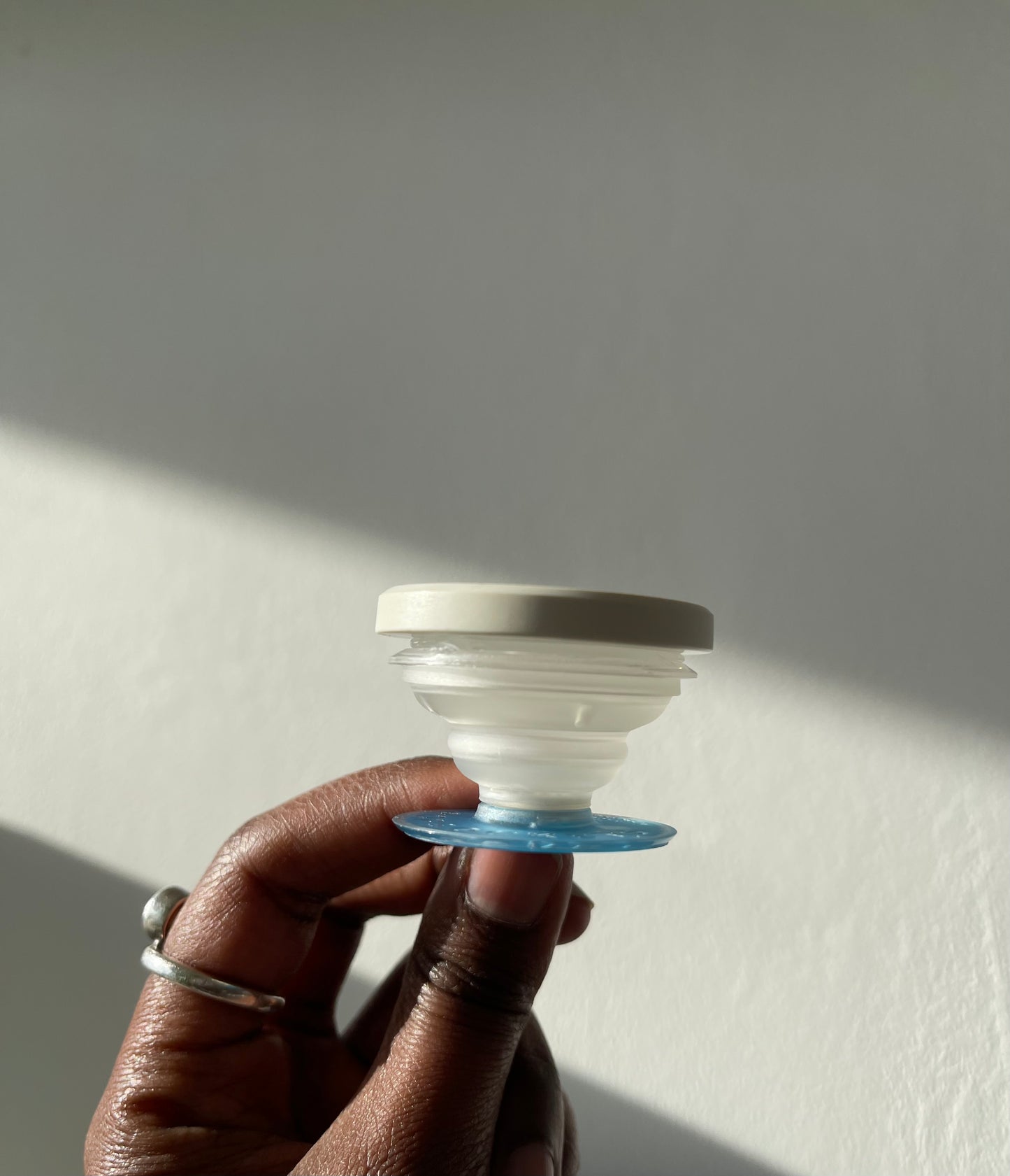 Bouton grip Gris Chiné