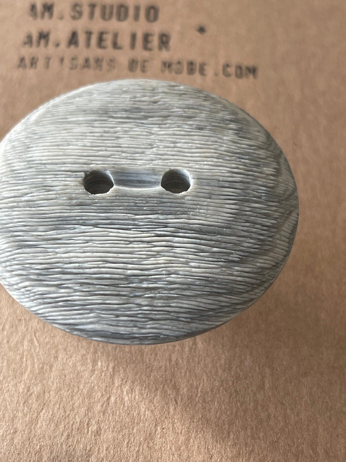 Bouton grip Gris Chiné